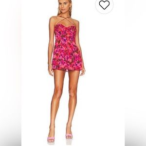 for love and lemons - wendy mini dress, size L